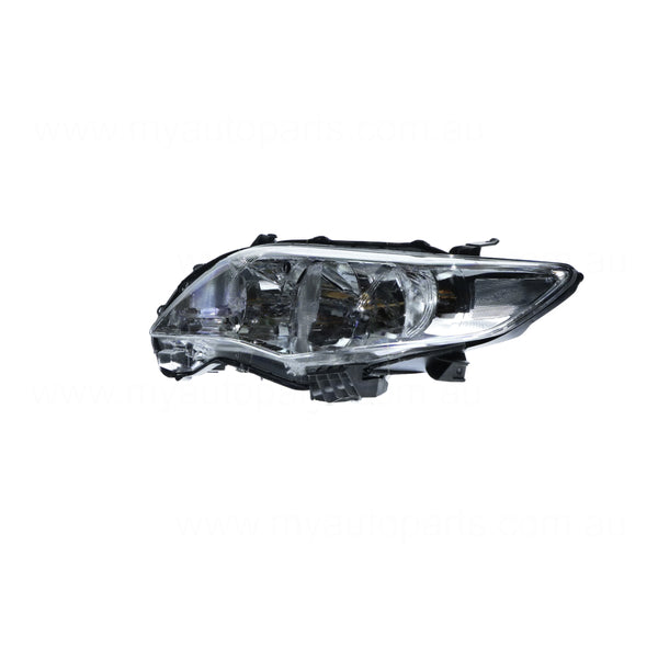 Halogen Electric Adjust Head Lamp Passenger Side OEM Suits Toyota Corolla ZRE152R 2010 to 2013