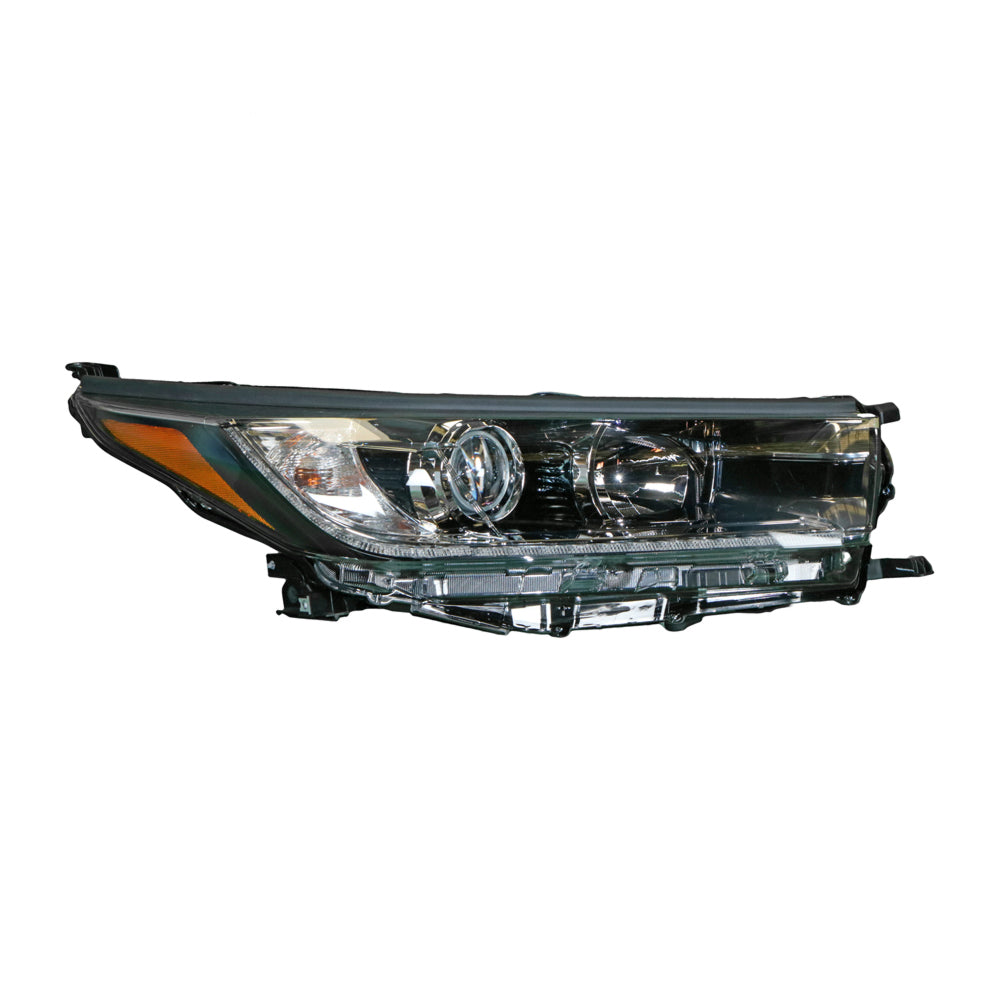 Halogen Head Lamp with Auto High Beam Driver Side OEM Suits Toyota Kluger Grande GSU50R/GSU55R 2016 On