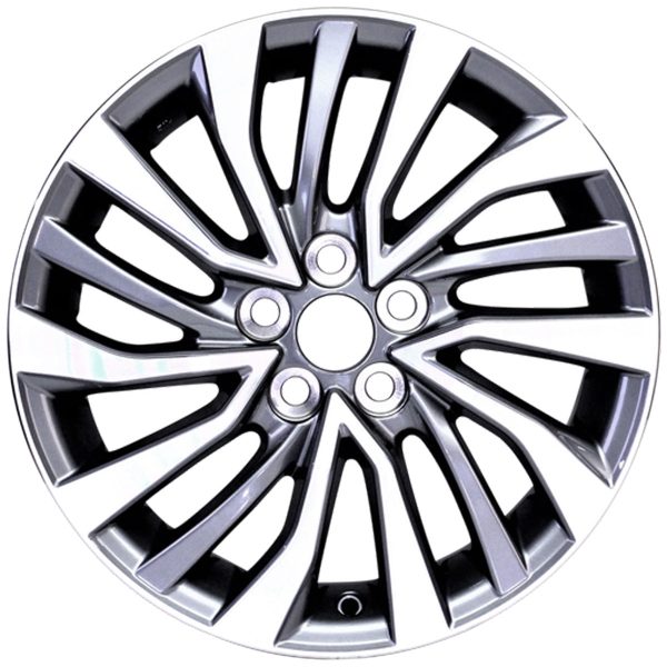 New 16" 2017-2019 Toyota Corolla Machine Grey Replacement Alloy Wheel - 75207