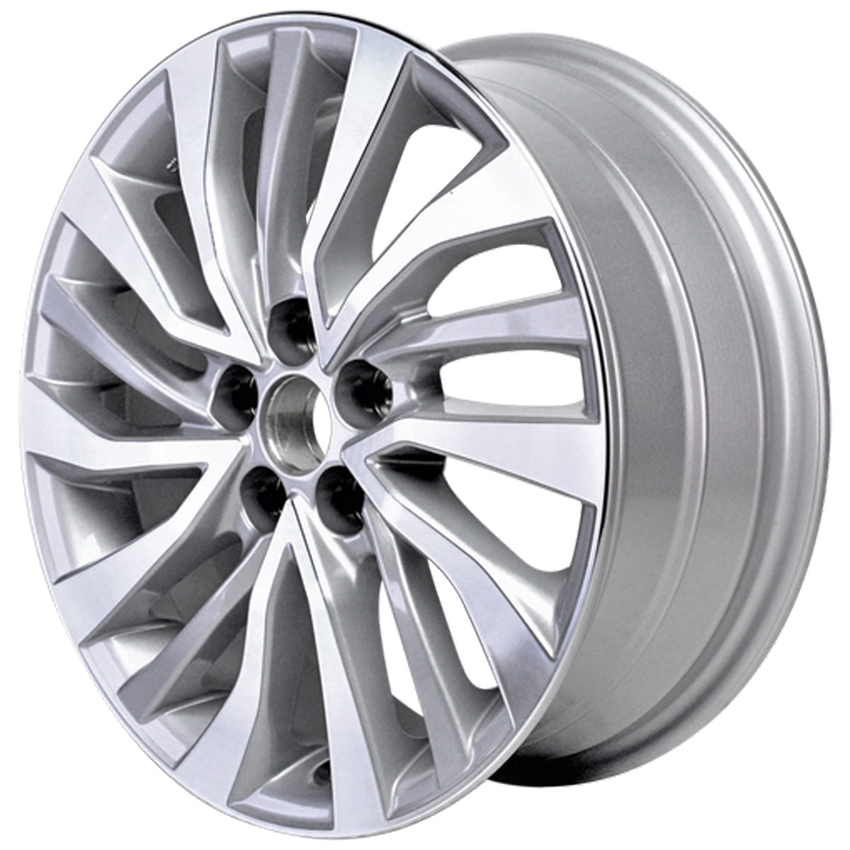 New 16" 2017-2019 Toyota Corolla Machine Silver Replacement Alloy Wheel - 75207