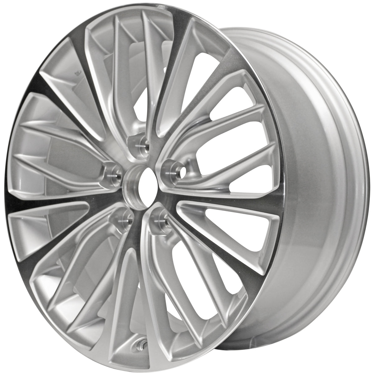 New 18" 2018-2020 Toyota Camry Machine XLE Silver Replacement Alloy Wheel - 75221