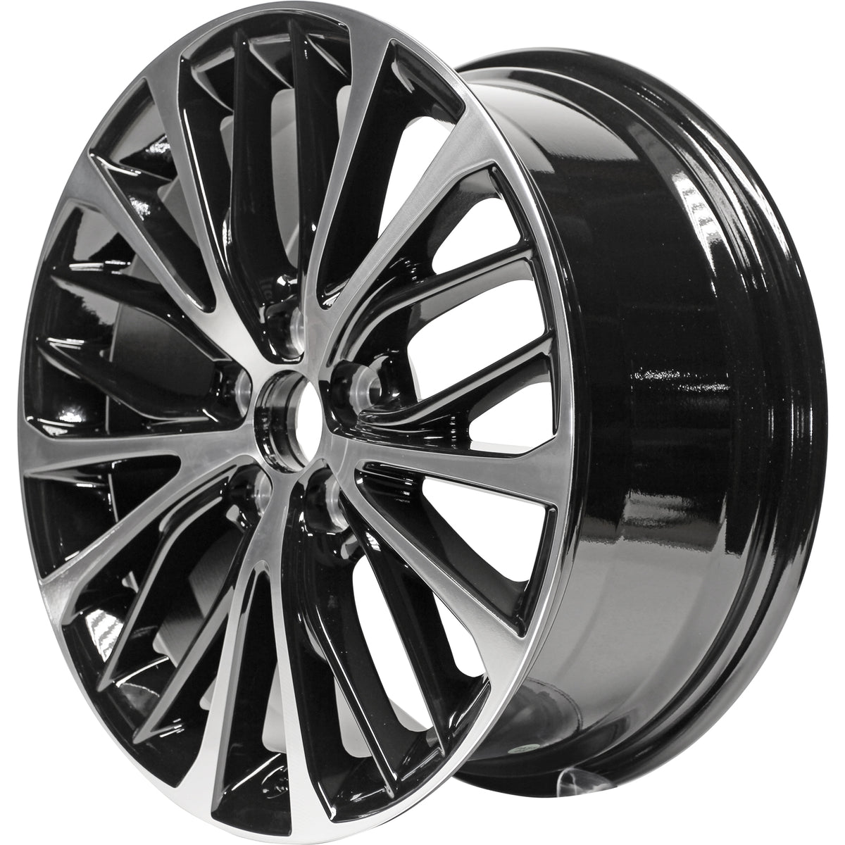 New 18" 2018-2020 Toyota Camry SE Machine Black Replacement Alloy Wheel - 75221
