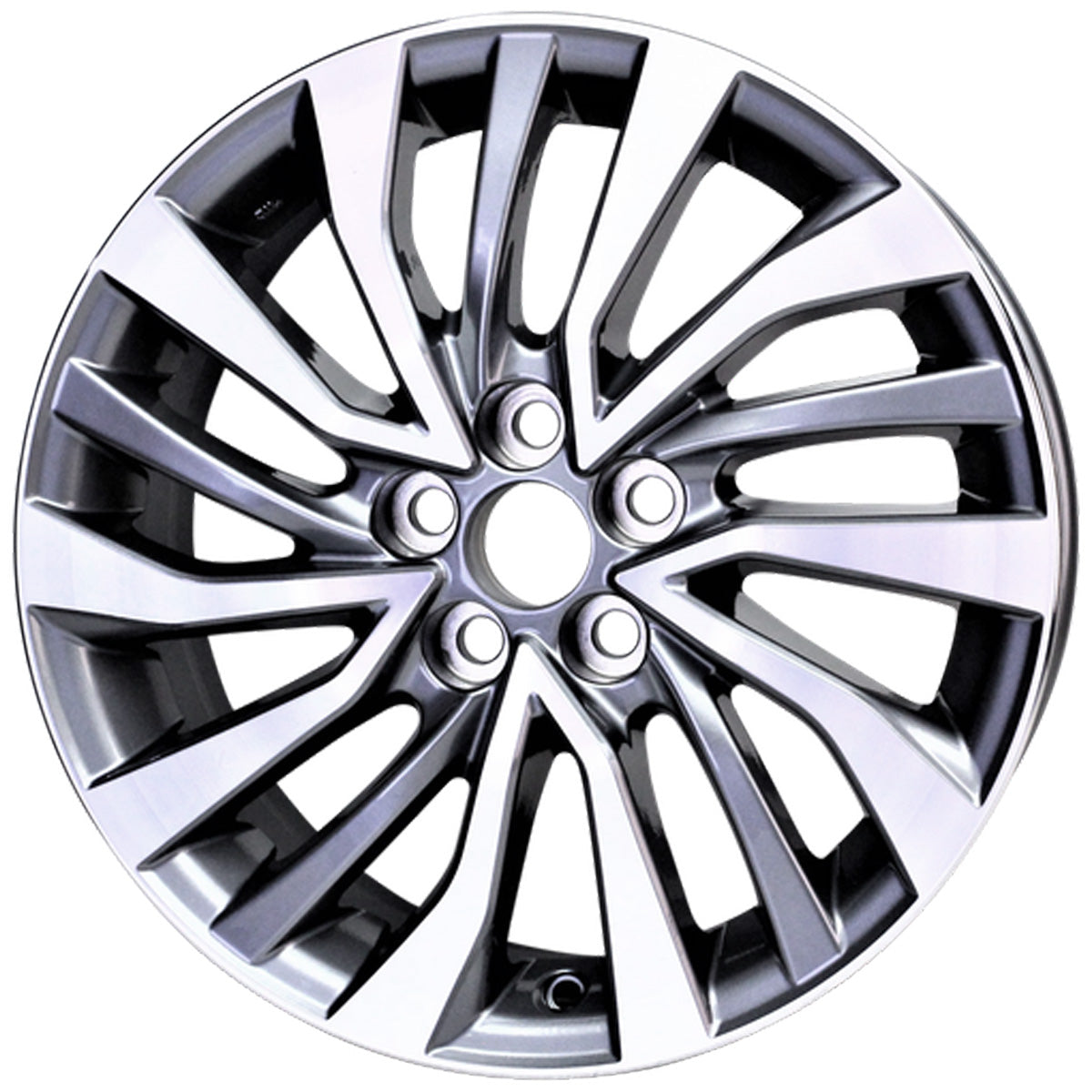 Set of 4 New 16" 2017-2019 Toyota Corolla Machine Grey Replacement Alloy Wheels