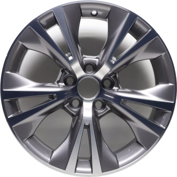 Set of 4 New 18" 2014-2019 Toyota Highlander Machined Charcoal Replacement Alloy Wheels