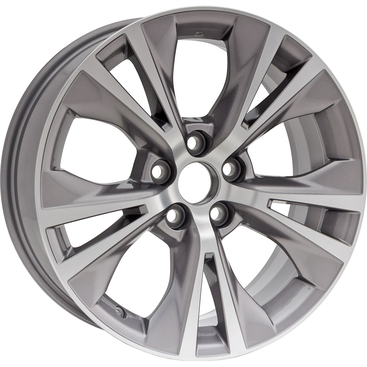 Set of 4 New 18" 2014-2019 Toyota Highlander Machined Medium Silver Replacement Alloy Wheels