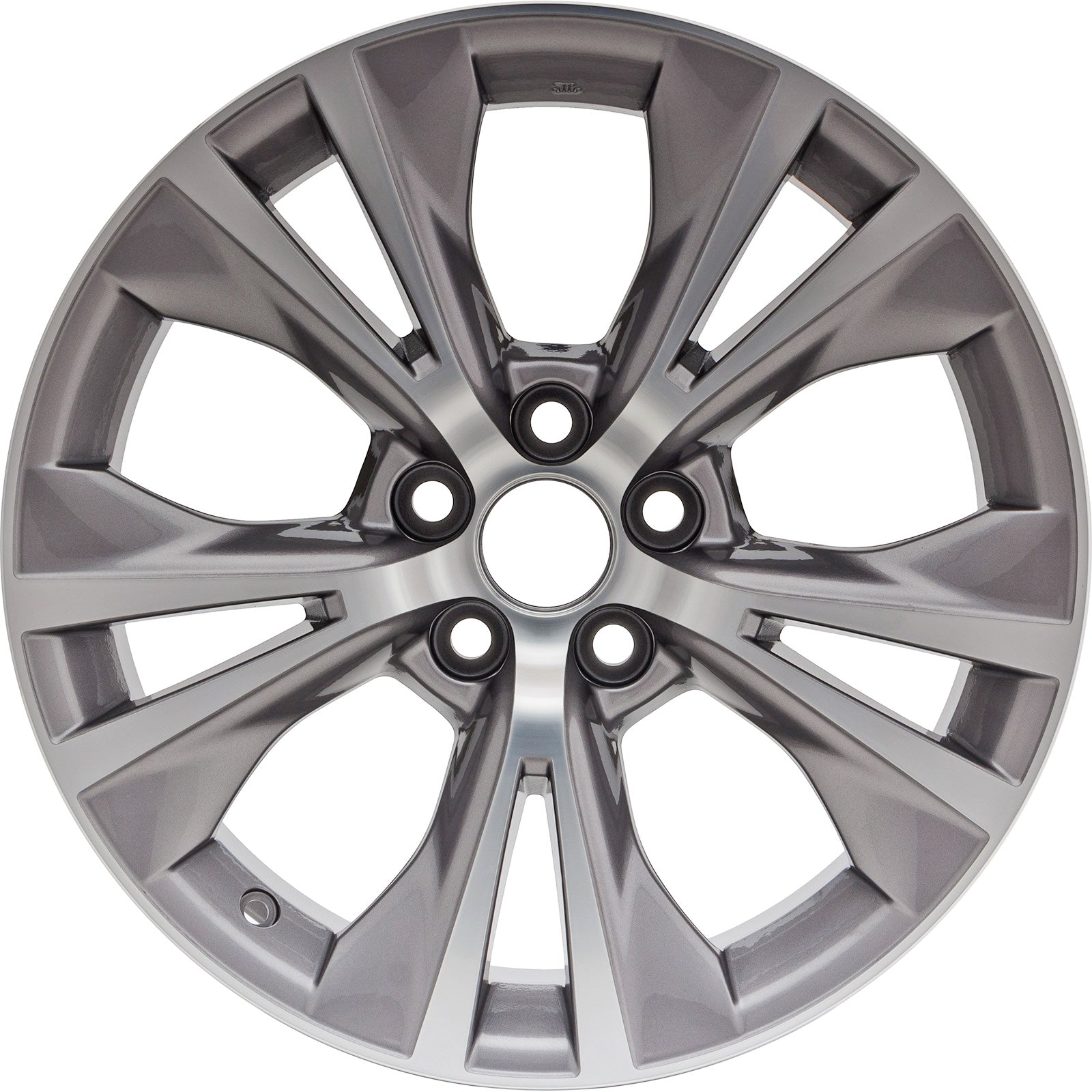 Set of 4 New 18" 2014-2019 Toyota Highlander Machined Medium Silver Replacement Alloy Wheels